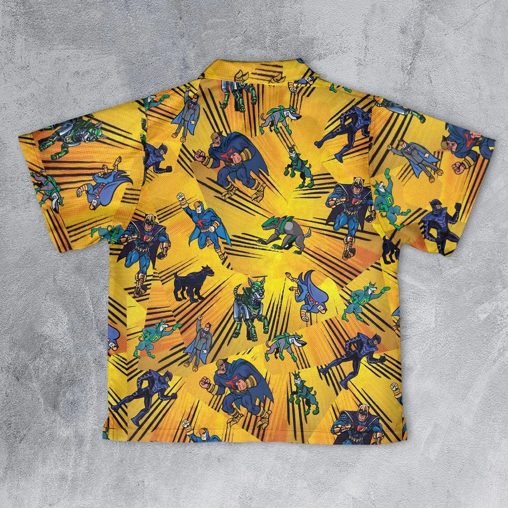 Blue Falcon and Dynomutt Youth Hawaiian Shirt - 2