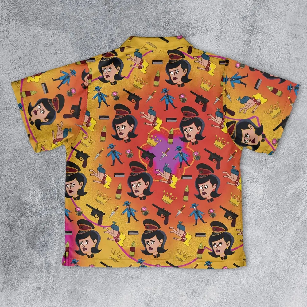 Dr. Girlfriend The Venture Bros Youth Hawaiian Shirt - 2
