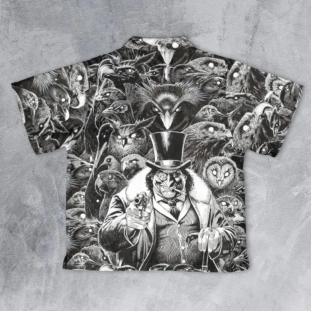 Umbrellas to Underworld Penguin Youth Hawaiian Shirt - 2
