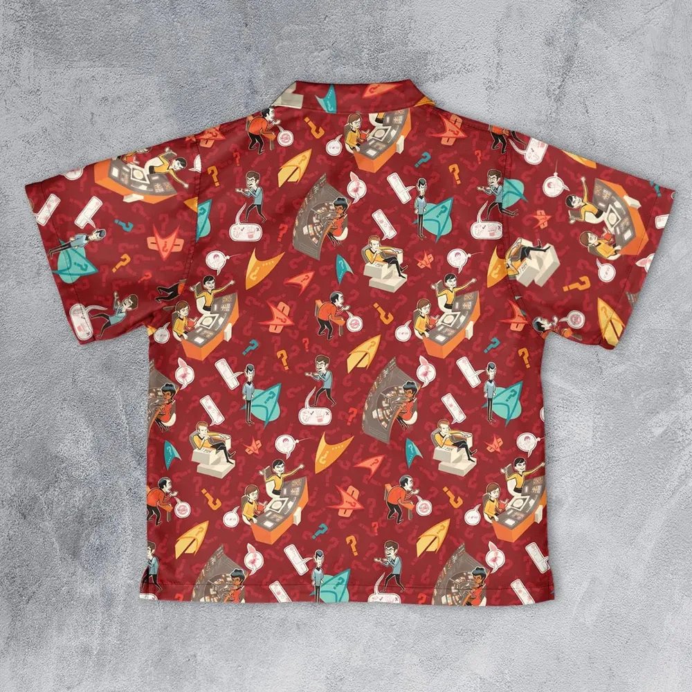 Star Trek Daily Activites Youth Hawaiian Shirt - 2