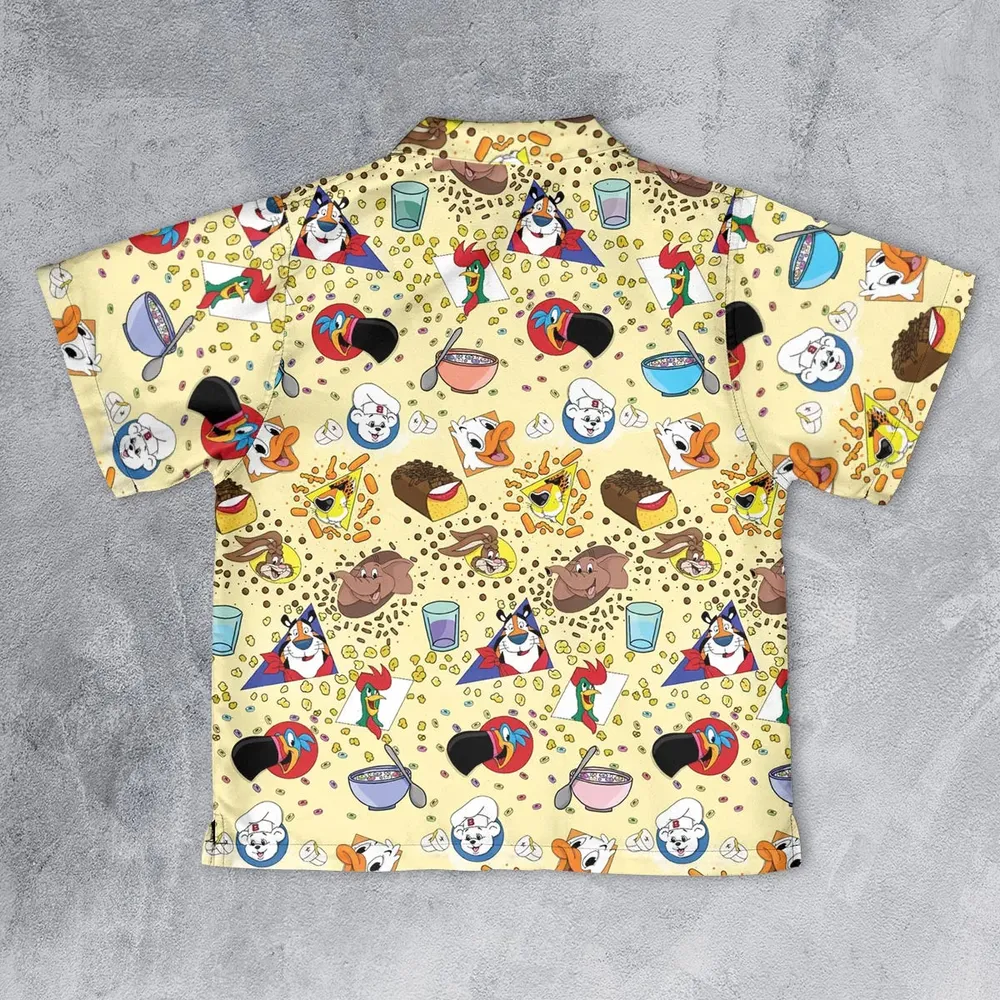 Bimbo Cheetos Cereal Mascot Youth Hawaiian Shirt - 2