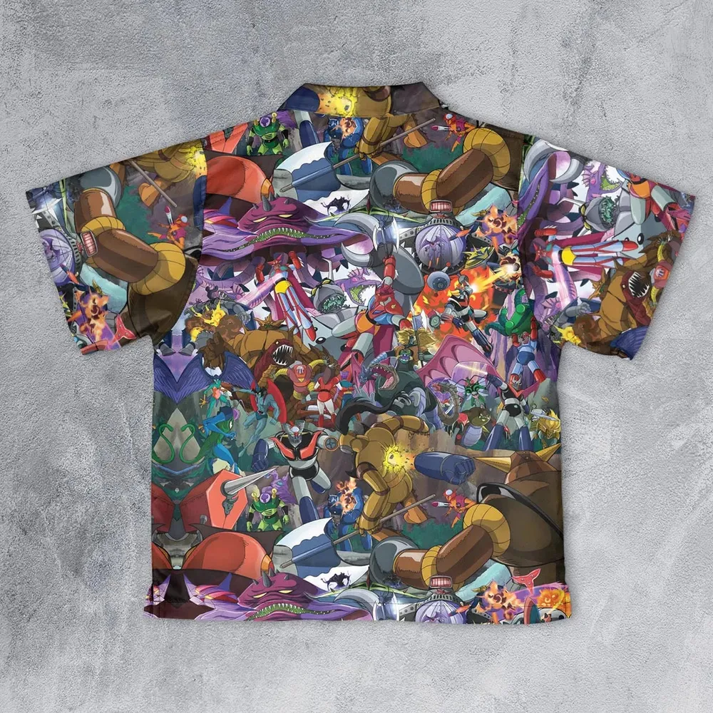 Shogun Warriors Battle Youth Hawaiian Shirt - 2