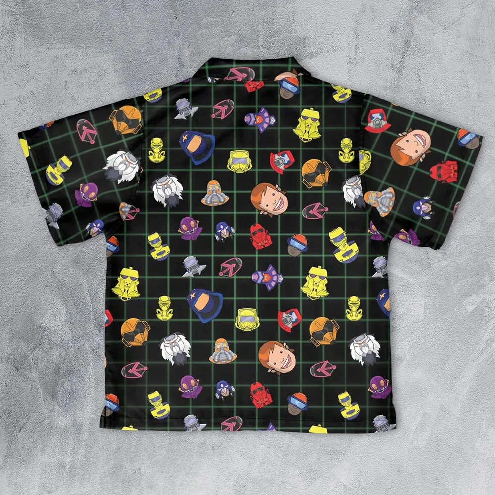 Retro 80s M.A.S.K Cartoon Youth Hawaiian Shirt - 2
