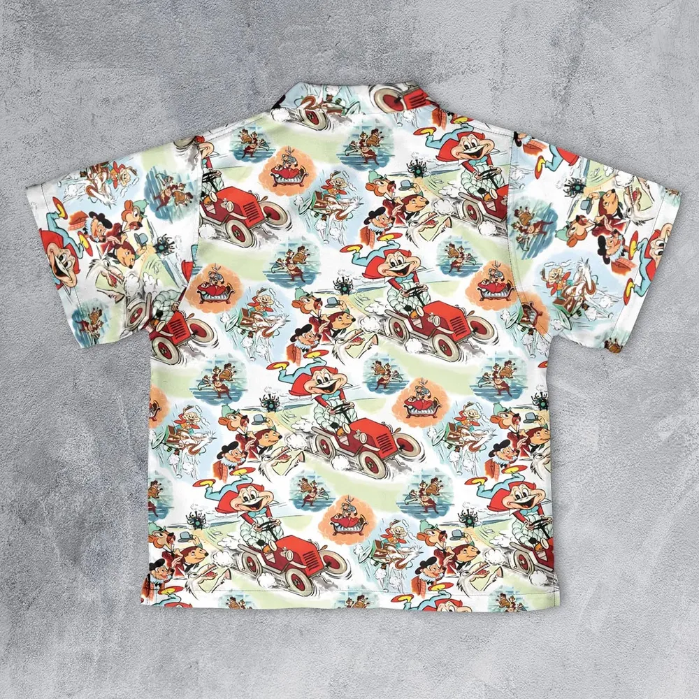 Wind in the Willows Characters Youth Hawaiian Shirt - 2