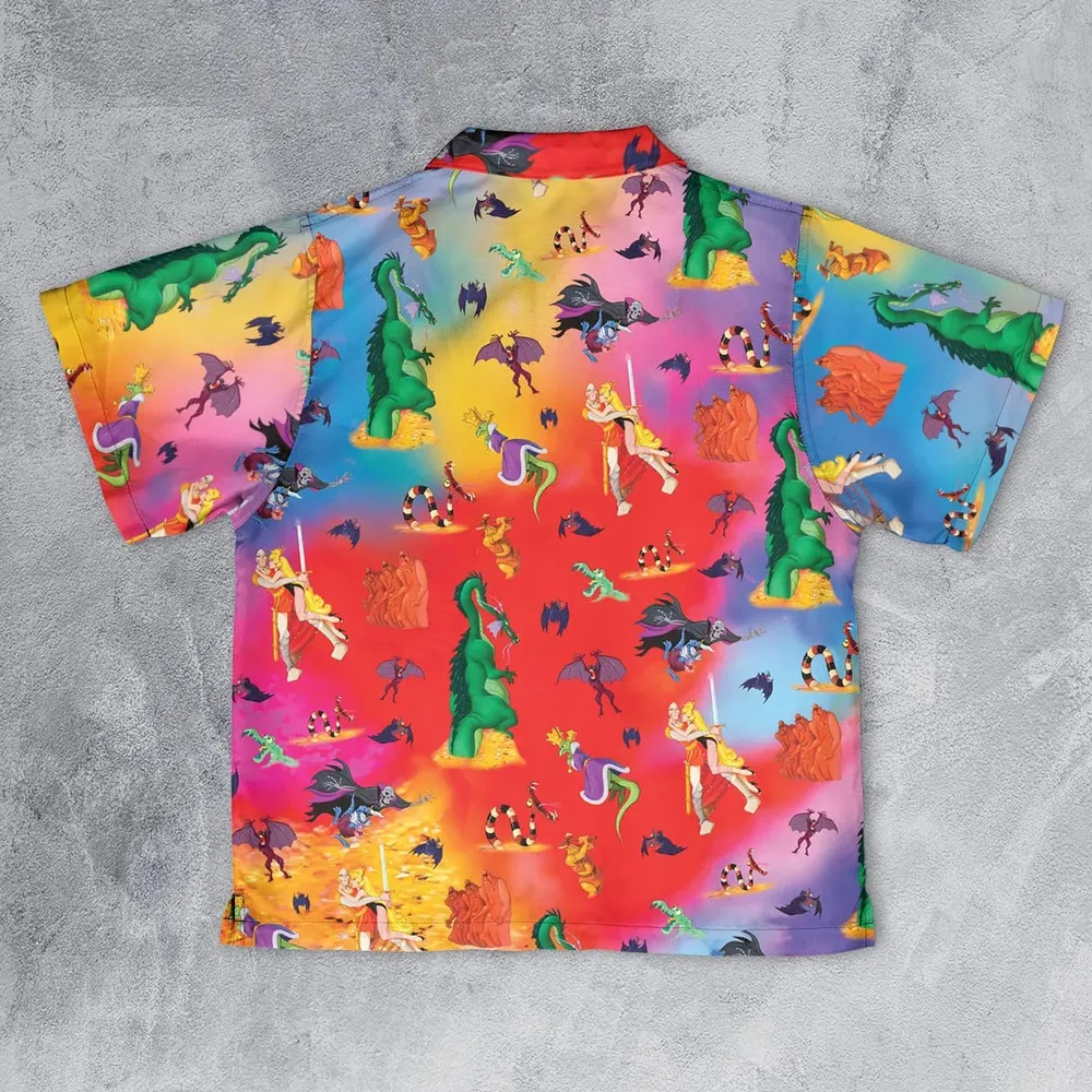 Dragon's Lair Characters Youth Hawaiian Shirt - 2