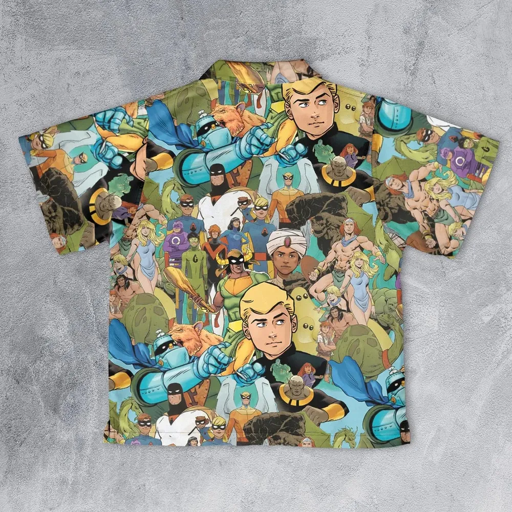 Futures Quest Heroes Youth Hawaiian Shirt - 2