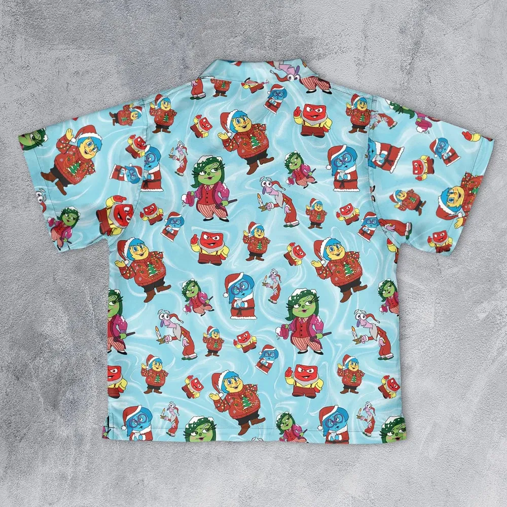 Santa's Emotion Inside Out Youth Hawaiian Shirt - 2