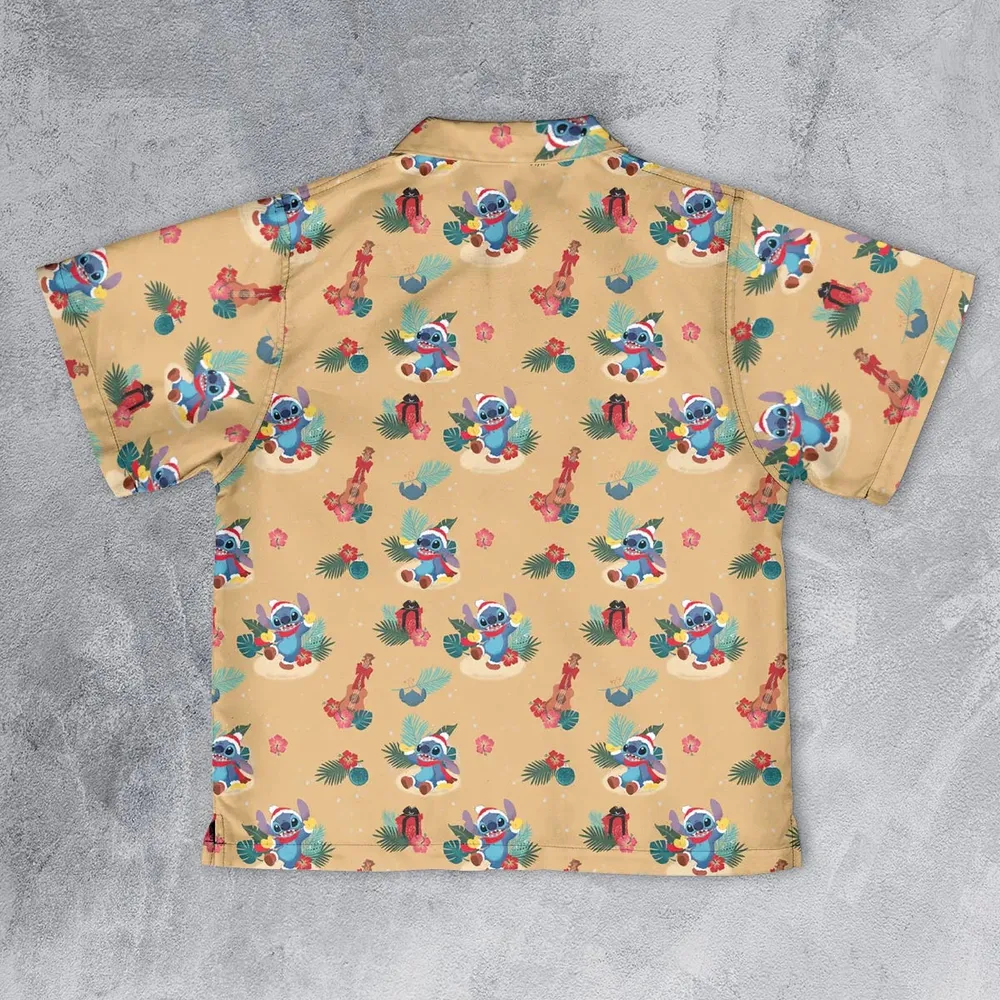 Aloha Xmas Stitch Youth Hawaiian Shirt - 2