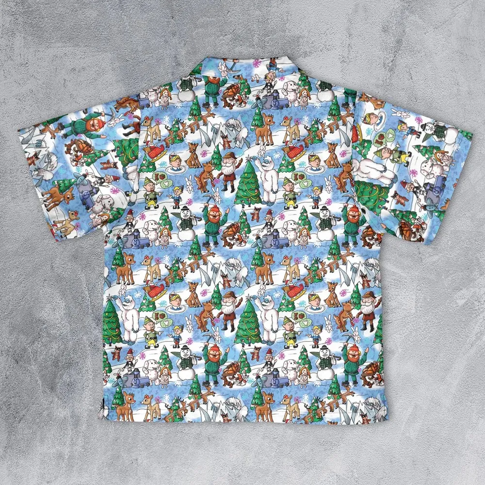 Snowland Rudolph the Red-Nosed Reindeer Youth Hawaiian Shirt - 2