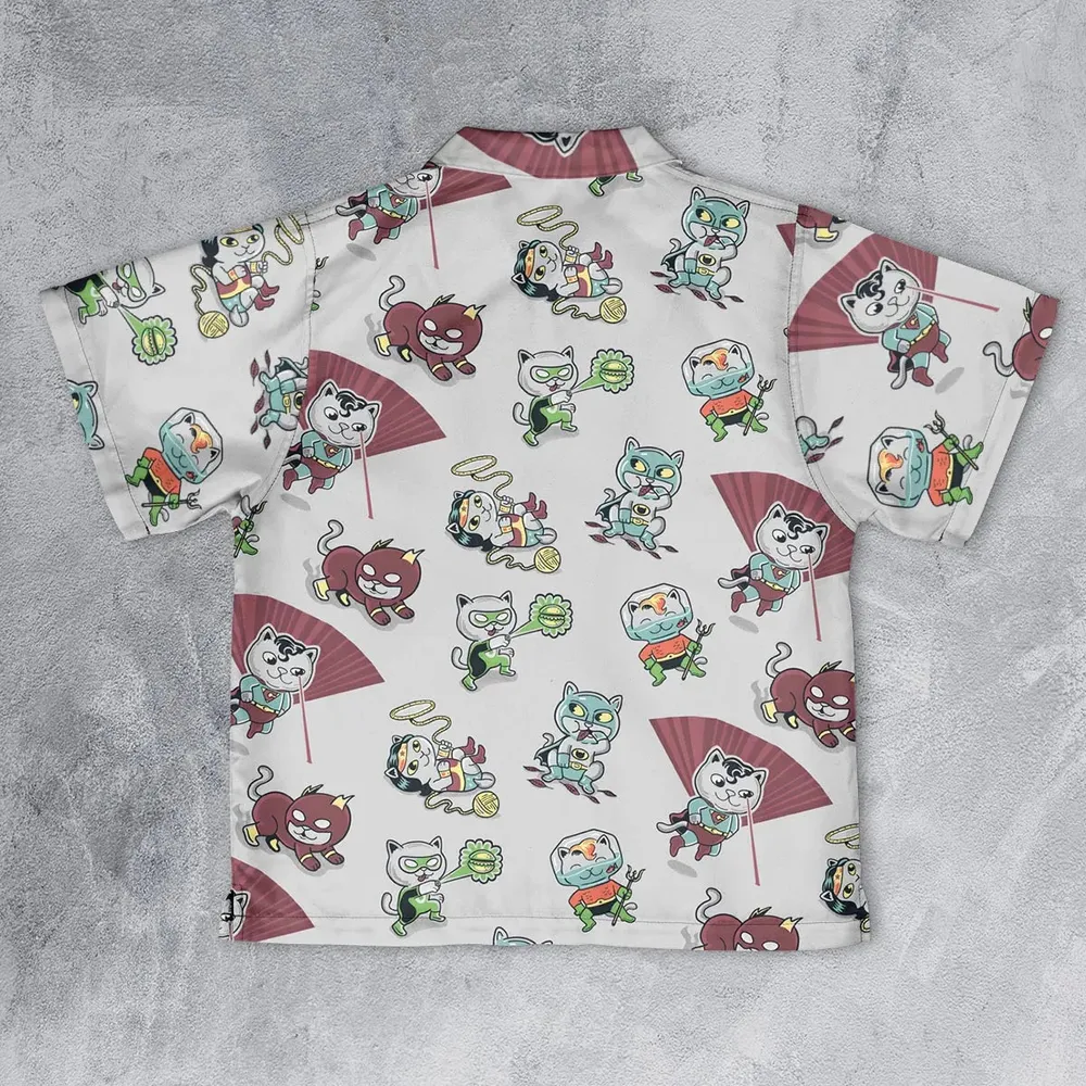 Supurrrr Friends Super Friends Youth Hawaiian Shirt - 2
