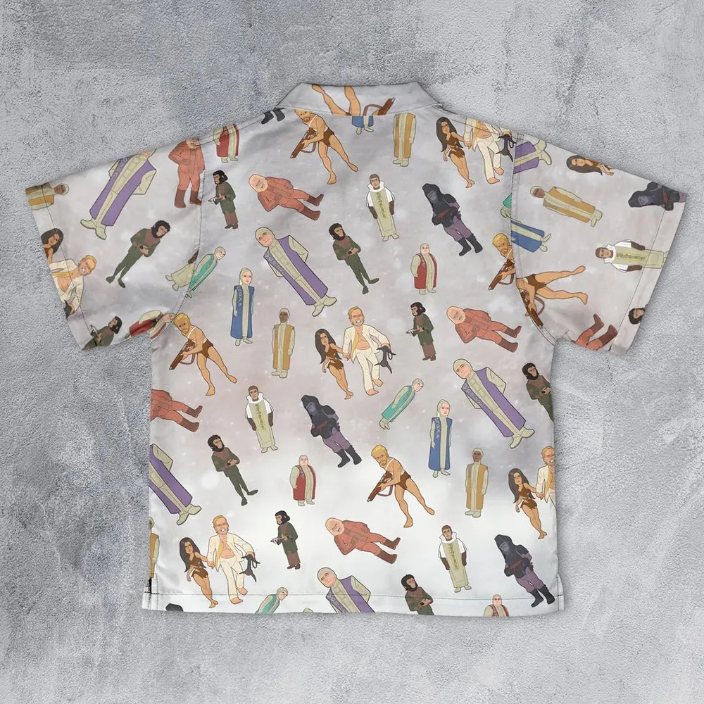 Planet of Apes Characters Youth Hawaiian Shirt - 2