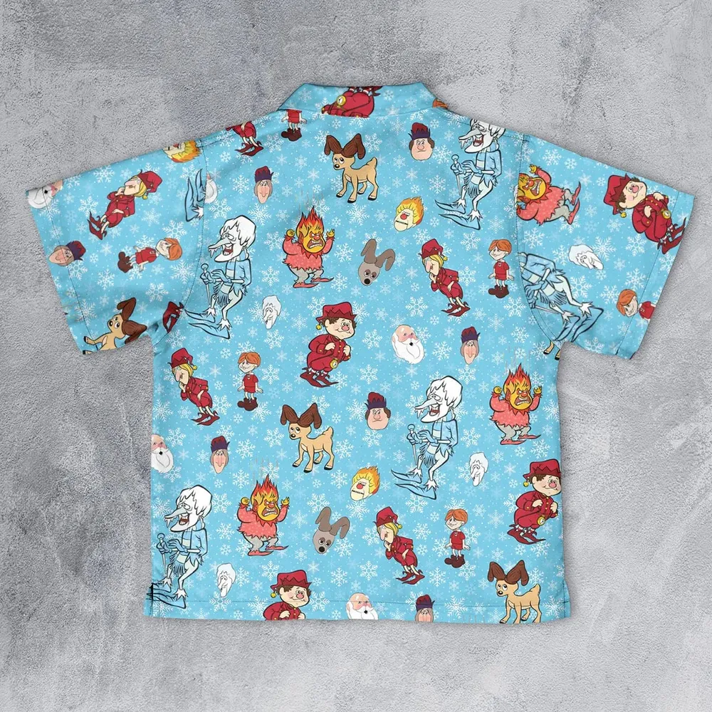 A Miser Brothers The Year Without a Santa Claus Youth Hawaiian Shirt - 2