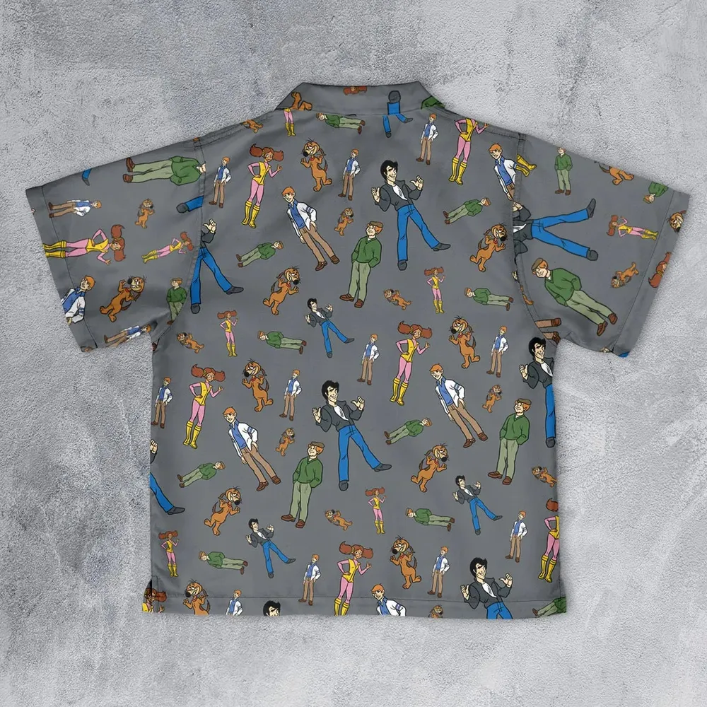Nostalgic Gang The Fonz and the Happy Days Gang Youth Hawaiian Shirt - 2