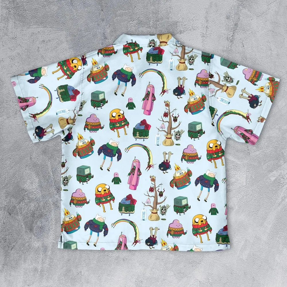 Ugly Sweater Adventure Time Youth Hawaiian Shirt - 2