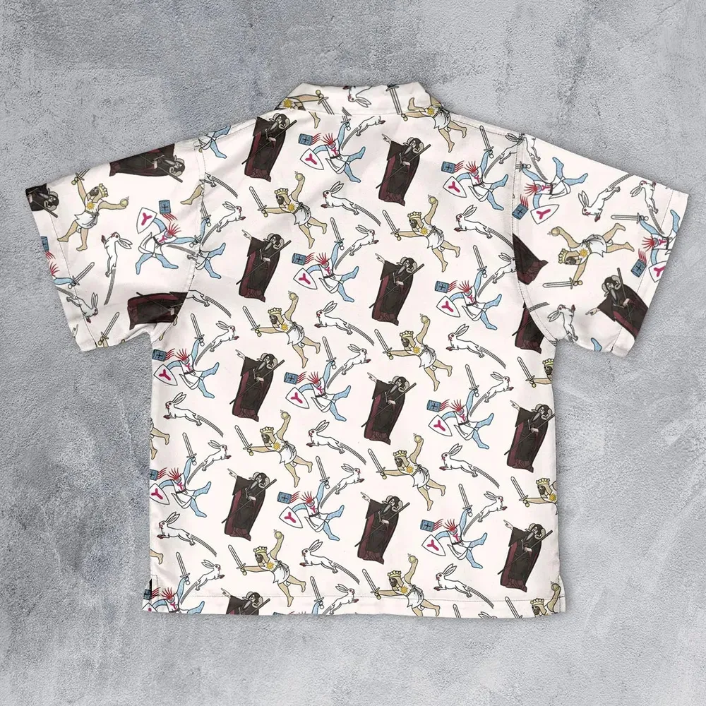 The Killer Rabbit Monty Python Youth Hawaiian Shirt - 2
