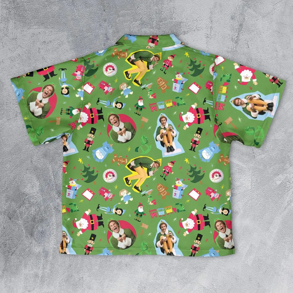 Santa Know Him Elf Youth Hawaiian Shirt - 2