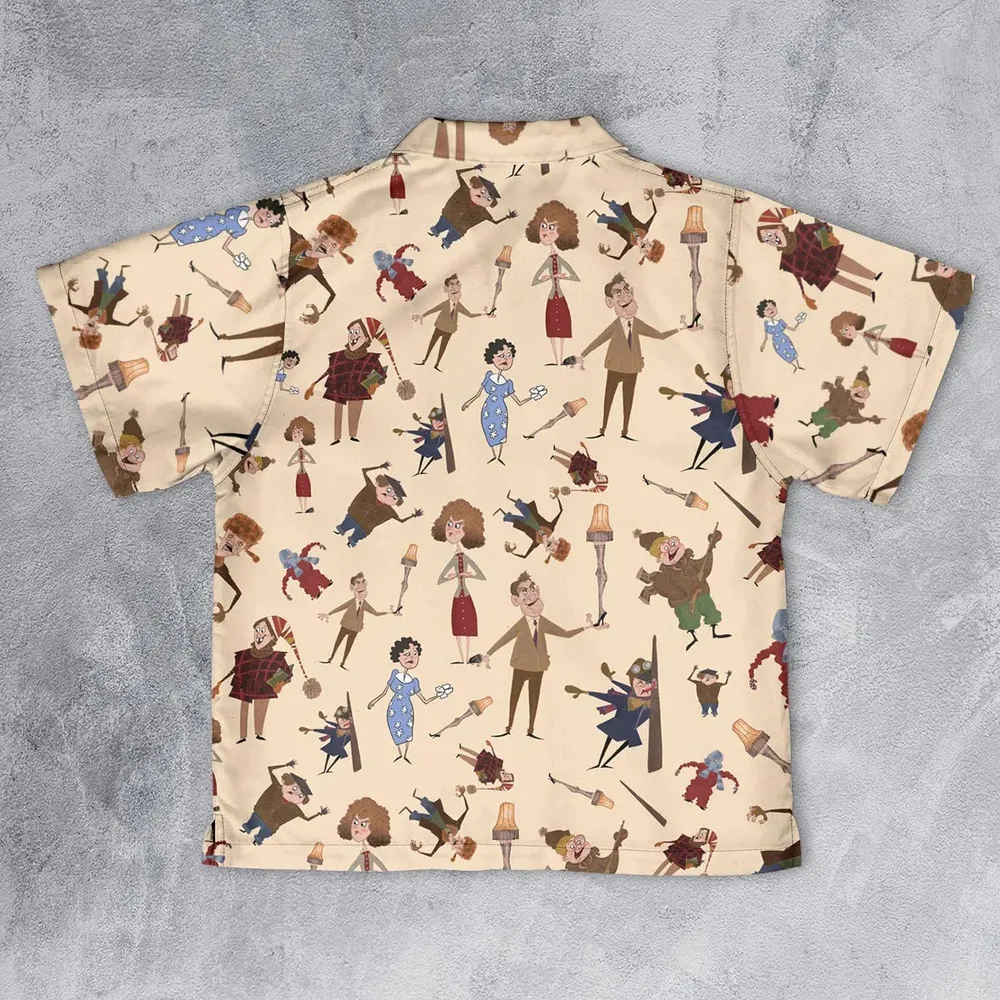A Christmas Story Characters Youth Hawaiian Shirt - 2