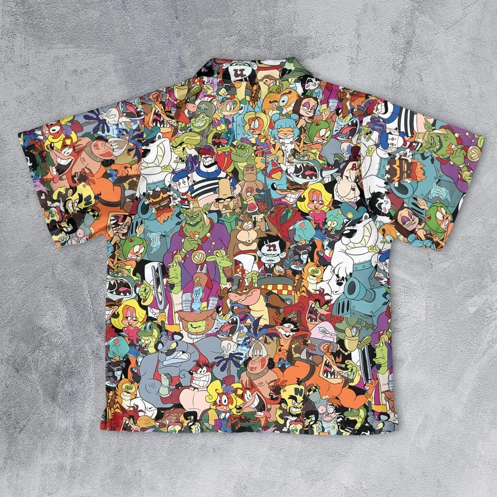 Retro Gamer Crash Bandicoot Youth Hawaiian Shirt - 2
