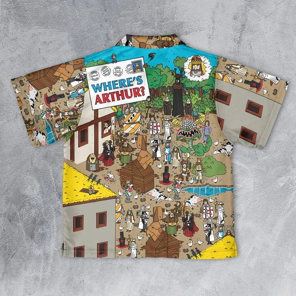 Where's Arthur Monty Python and the Holy Grail Youth Hawaiian Shirt - 2
