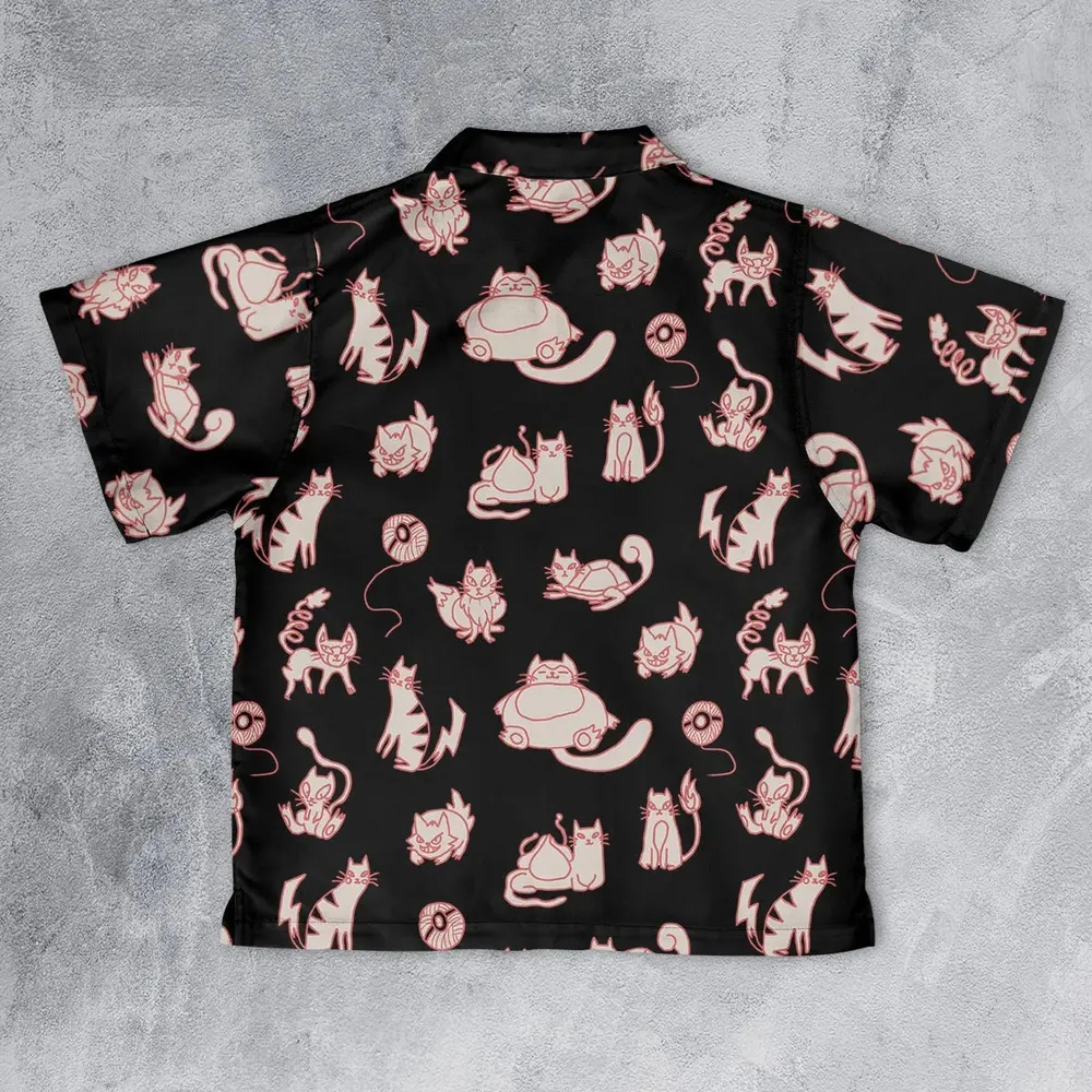 Pawkemon Pokemon Youth Hawaiian Shirt - 2
