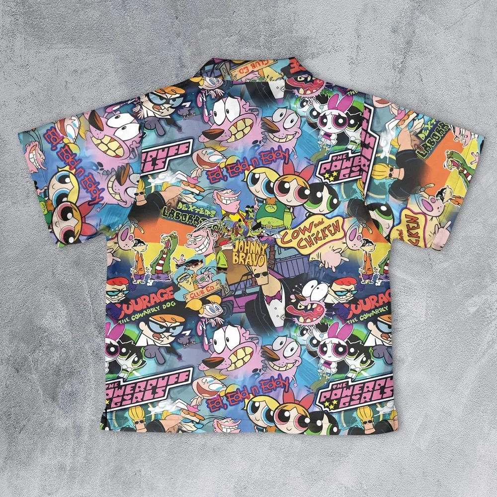 Cartoon Craze Youth Hawaiian Shirt - 2