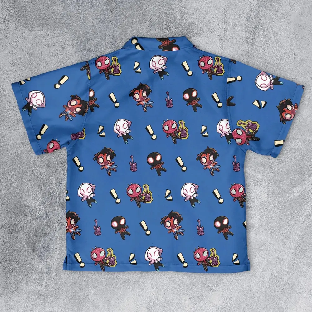 Spidey Sense Spider Man Youth Hawaiian Shirt - 2