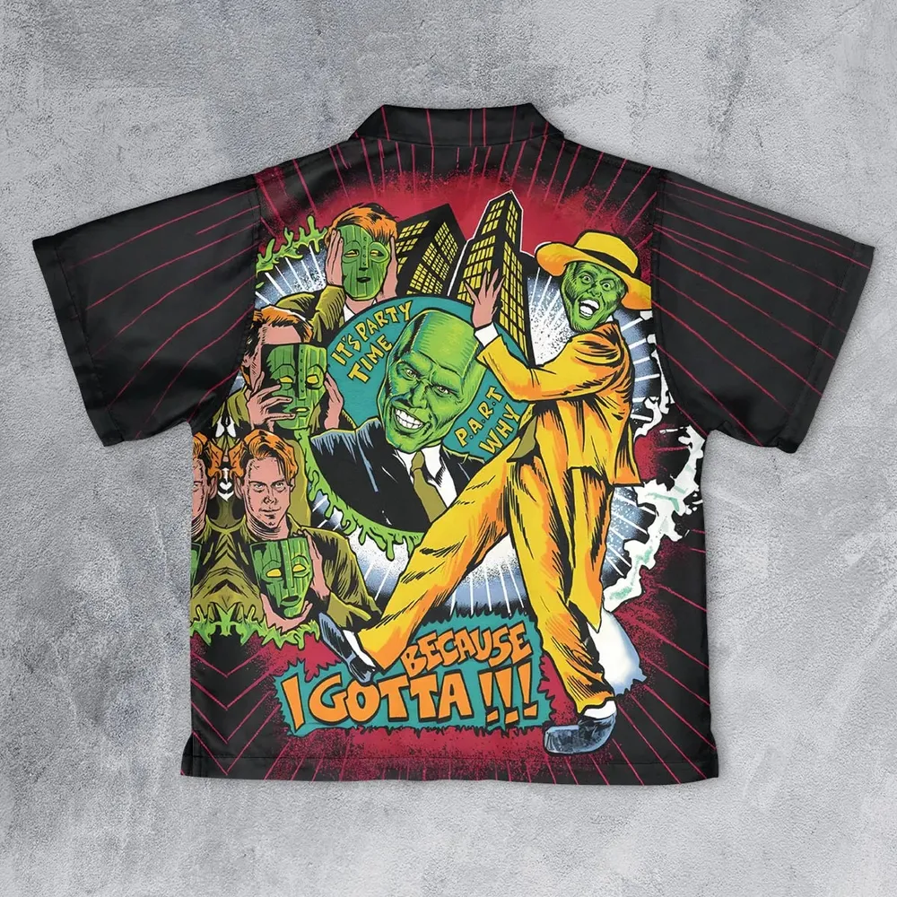 Party Time The Mask Youth Hawaiian Shirt - 2