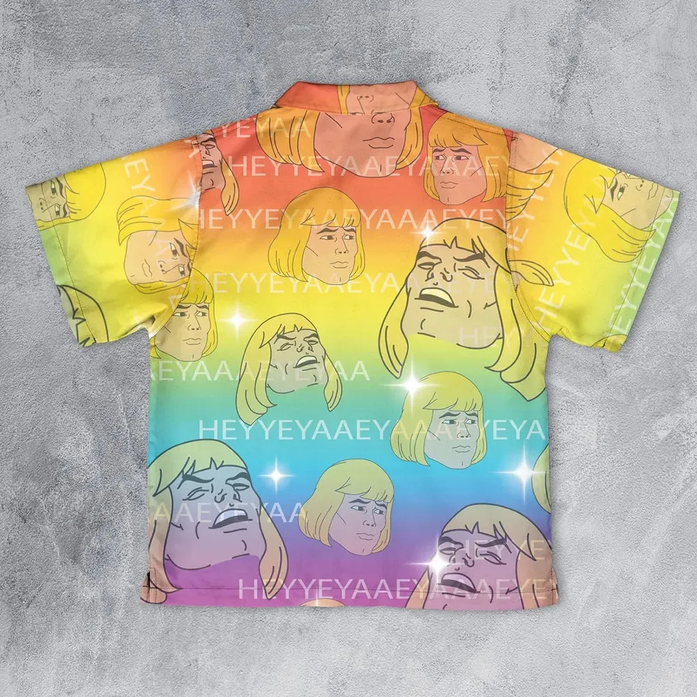 HEYYEYAA He-Man MOTU Youth Hawaiian Shirt - 2