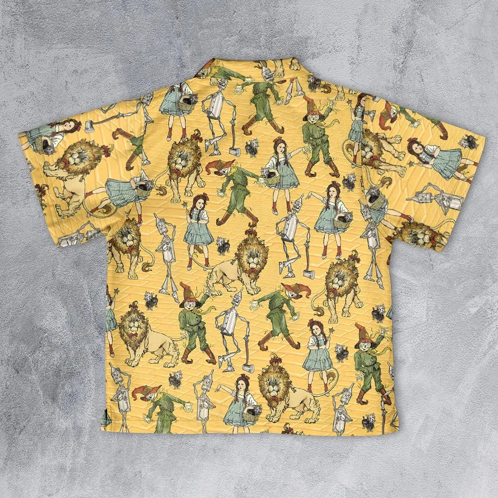 Magic Of Oz Characters Pattern Youth Hawaiian Shirt - 2