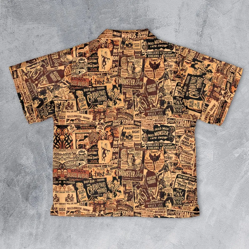 The Monster Show Mashup Youth Hawaiian Shirt - 2