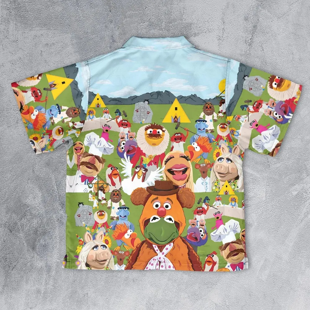 MupSommar Midsommar and The Muppet Show Youth Hawaiian Shirt - 2