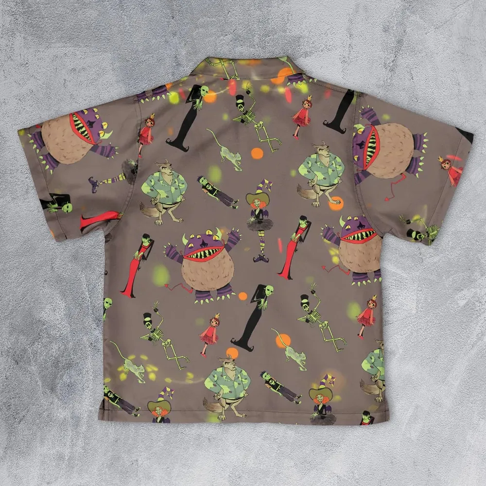 Scary Godmother Characters Youth Hawaiian Shirt - 2