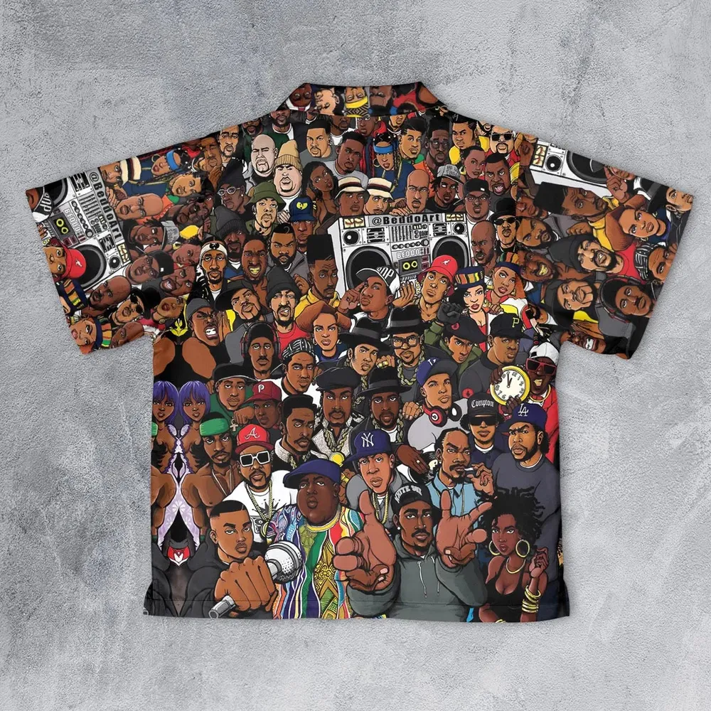 The Golden Age of Hip Hop Youth Hawaiian Shirt - 2