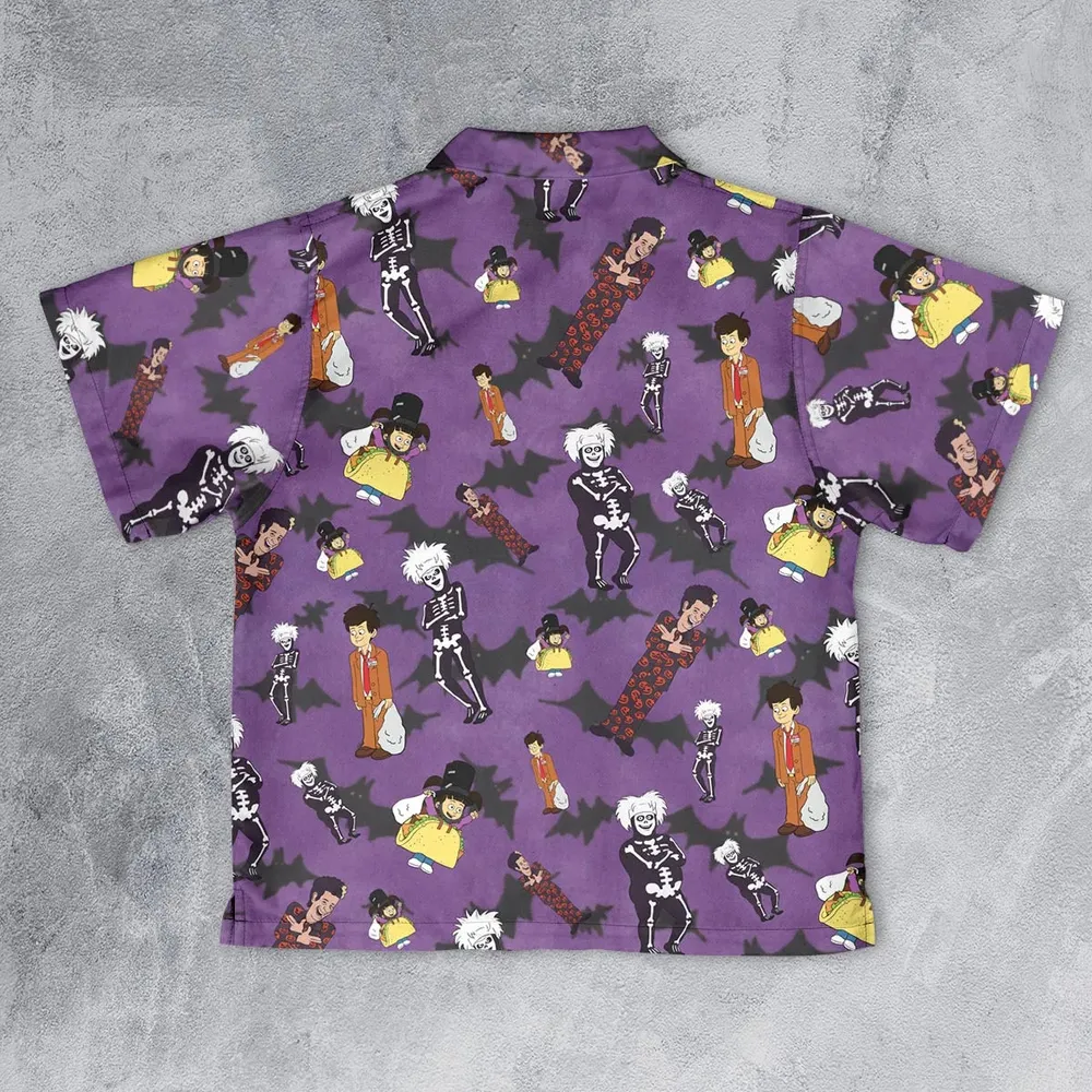 SNL David S. Pumpkins Animated Special Youth Hawaiian Shirt - 2