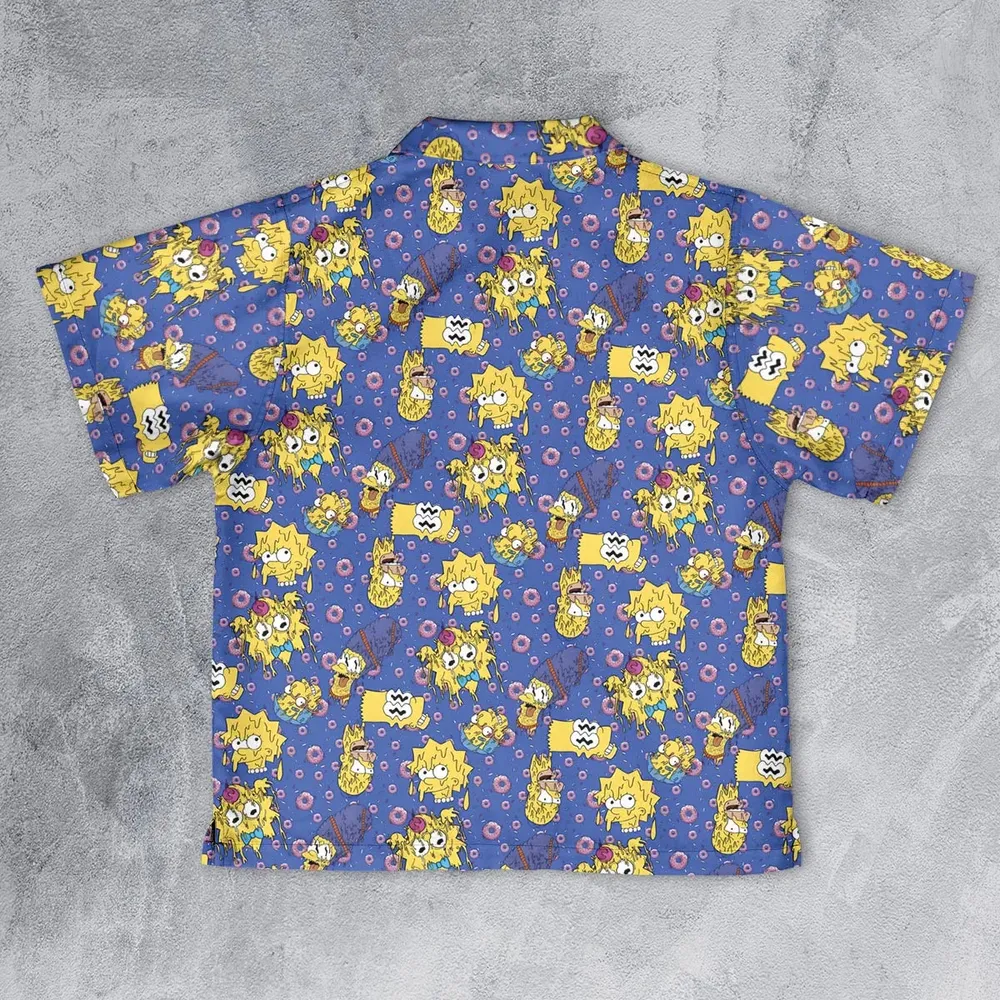 Trippy Simpsons Melting Youth Hawaiian Shirt - 2