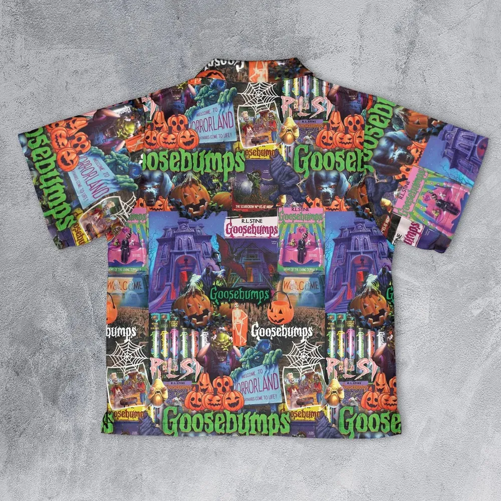 Goosebumps Pattern Youth Hawaiian Shirt - 2