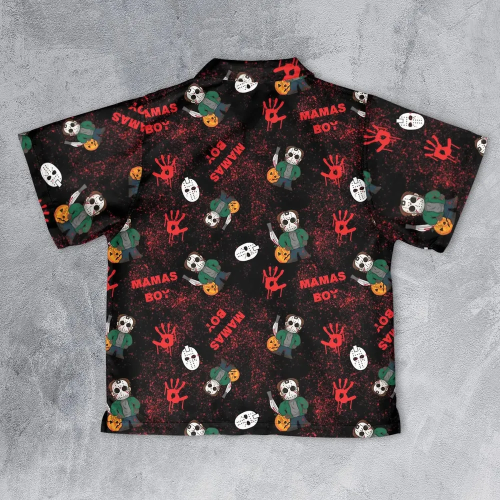 Mamas Boy Friday the 13th Youth Hawaiian Shirt - 2