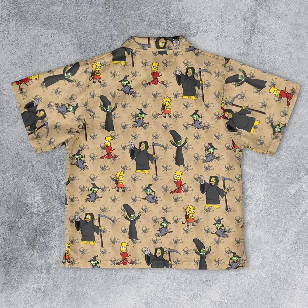 Daily Dose Of Simpsons Youth Hawaiian Shirt - 2