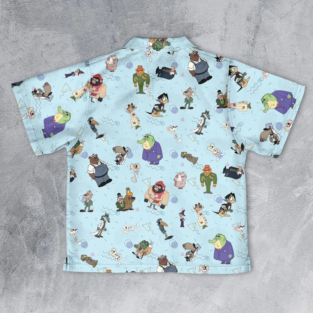Danger Mouse Duckula Return Youth Hawaiian Shirt - 2
