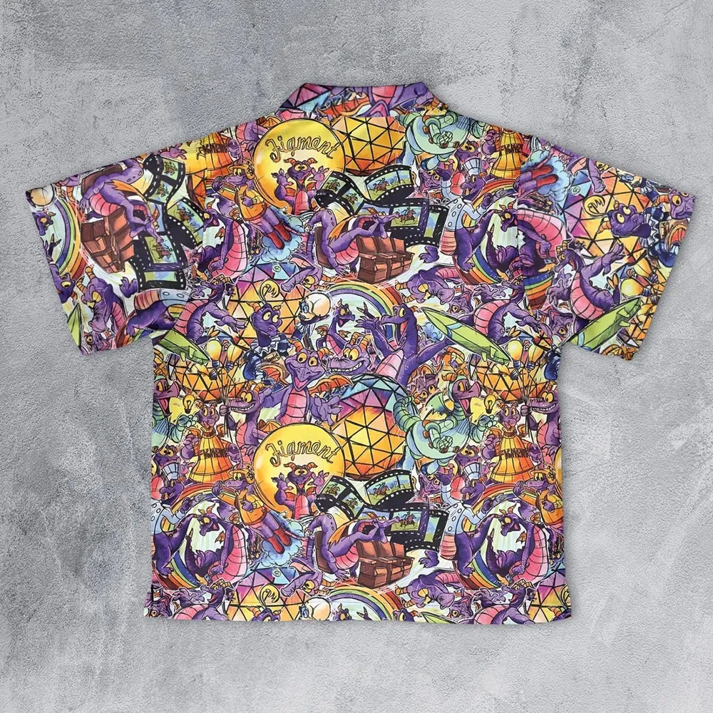 The Cute Dragon Figment Youth Hawaiian Shirt - 2
