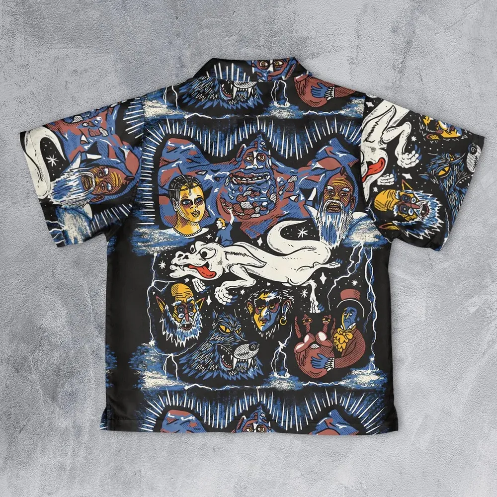 Mystery Falkor Neverending Story Youth Hawaiian Shirt - 2
