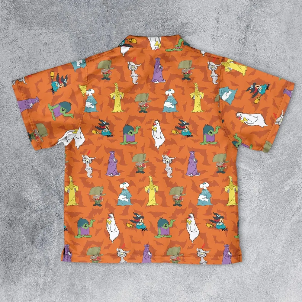 Happy Halloween From Hanna Barbera Youth Hawaiian Shirt - 2