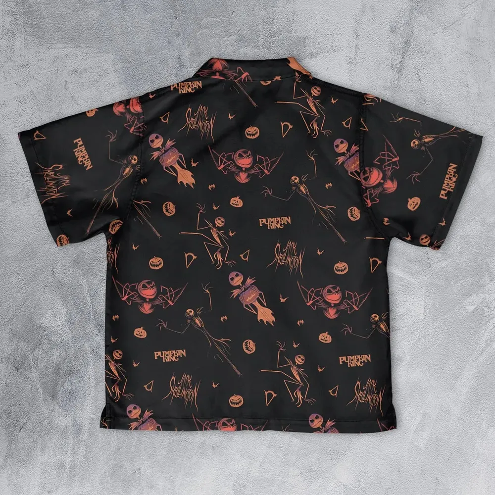 Pumpkin King Jack Skellington Youth Hawaiian Shirt - 2