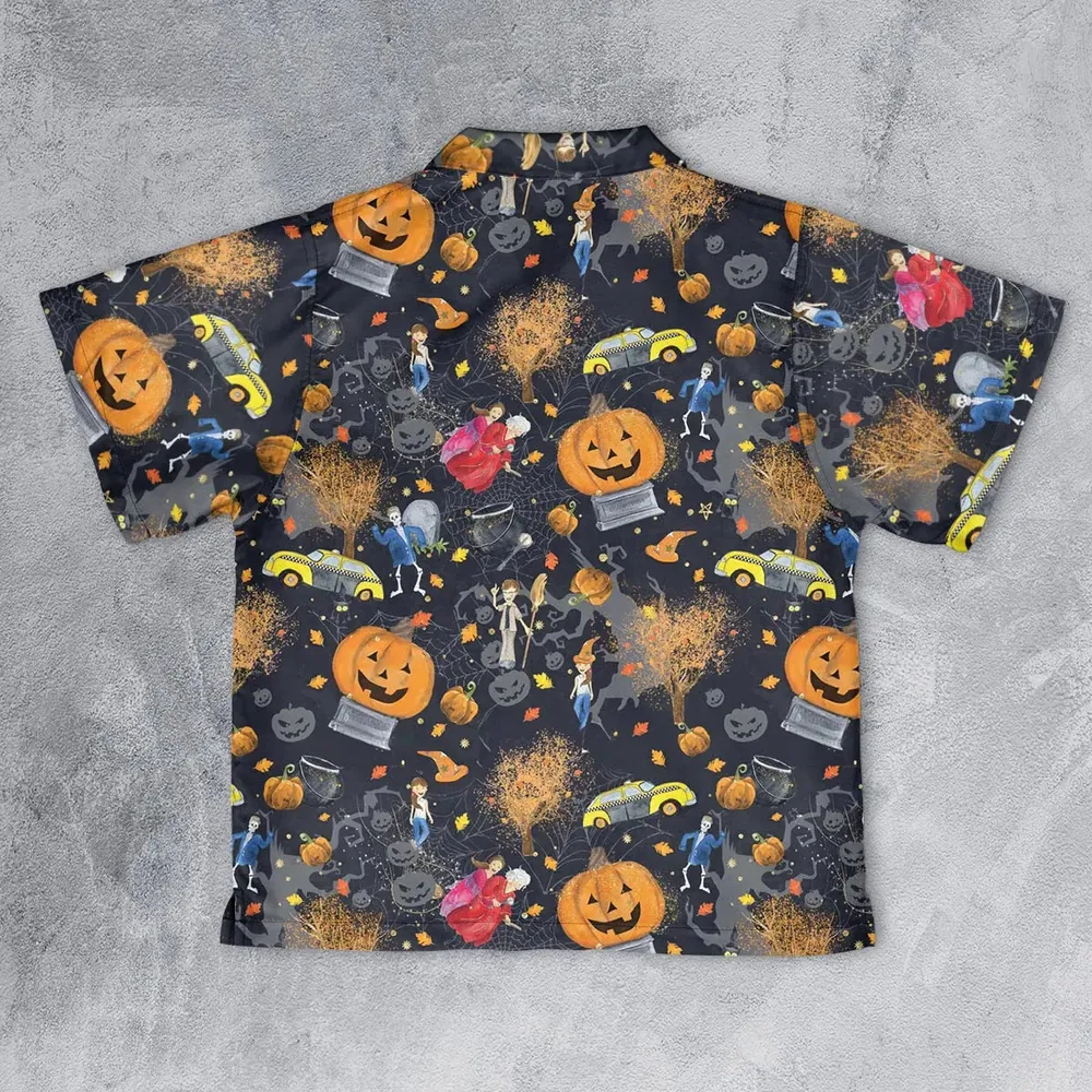 Magic Town Halloweentown Youth Hawaiian Shirt - 2