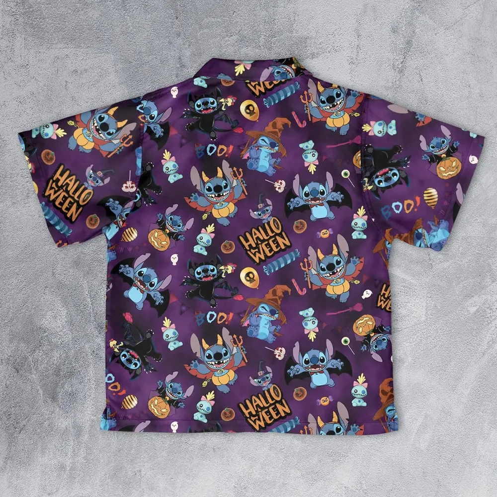 Spooky Stitch Youth Hawaiian Shirt - 2
