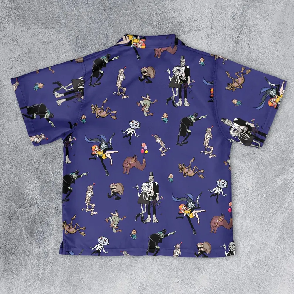 It's a Mad Mad Mad Monster Party Youth Hawaiian Shirt - 2