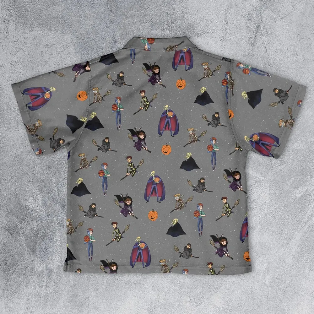 The Halloween Tree Character Youth Hawaiian Shirt - 2