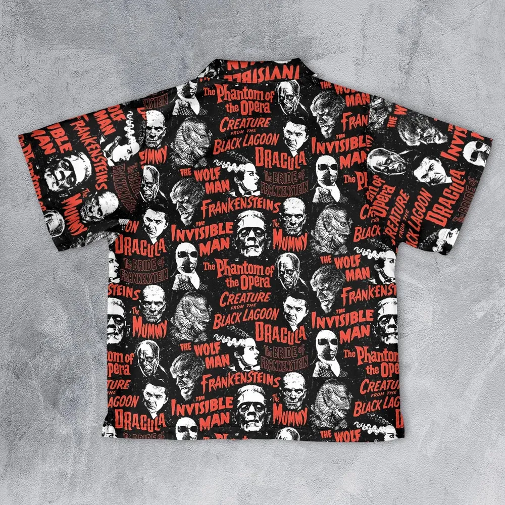 Monster Tiles Youth Hawaiian Shirt - 2