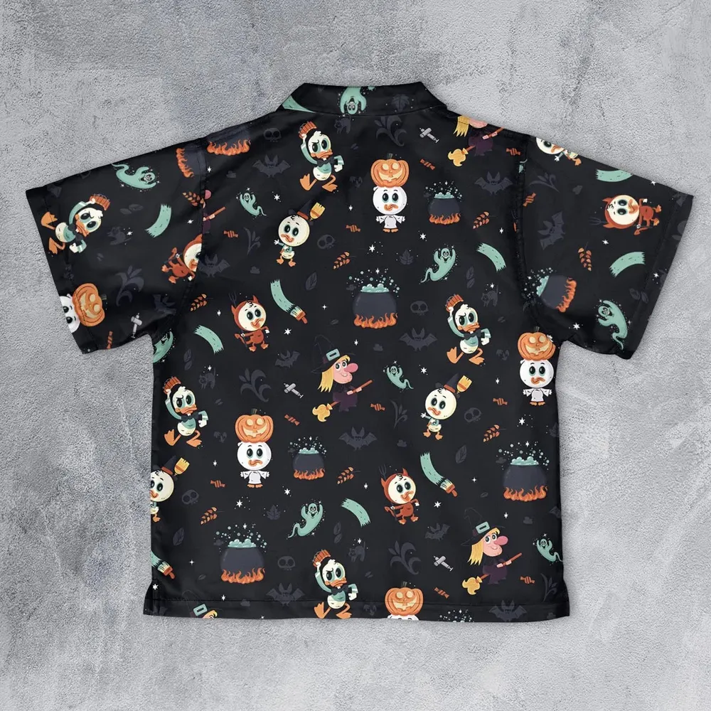 Quacky Halloween DuckTales Youth Hawaiian Shirt - 2