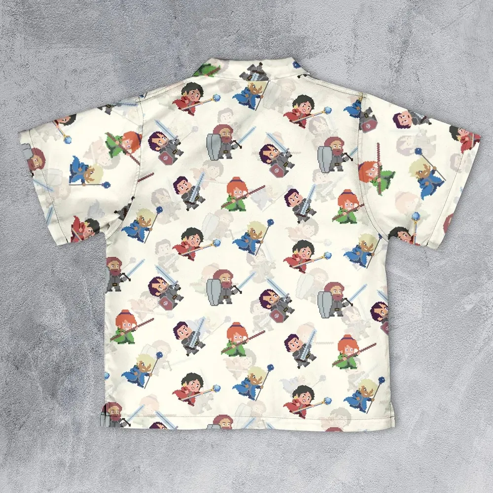 Pixel Fantasy Final Fantasy Youth Hawaiian Shirt - 2
